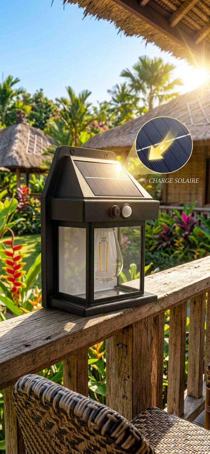 LAMPE SOLAIRE MURALE INTELIGENTE
