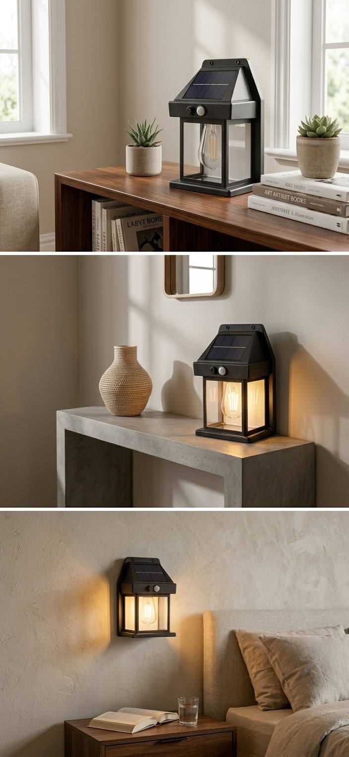LAMPE SOLAIRE MURALE INTELIGENTE